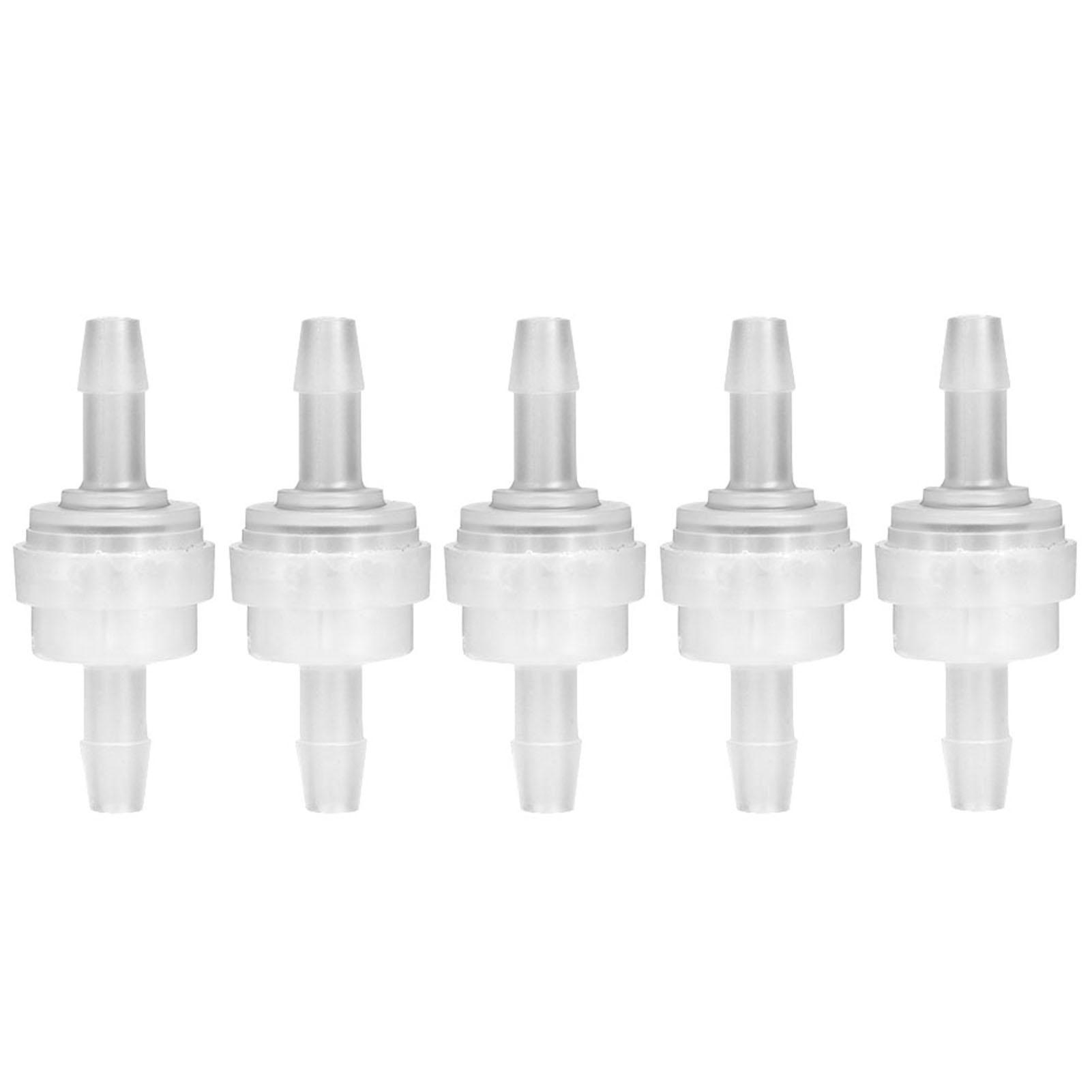 5PCS Plastic Check Valve Non Return One Way Valve for Water Treatment(5mm )
5PCS Plastic Check Valve Non Return One Way Valve for Water Treatment(5mm )