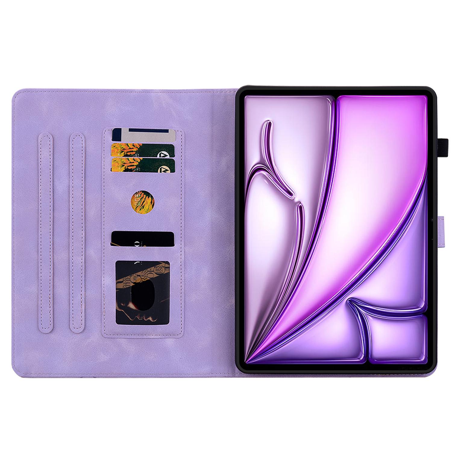 For iPad Air 13 (2025)/(2024) Case PU Leather Card Holder Stand Tablet Cover Lily Flower Design Purple
For iPad Air 13 (2025)/(2024) Case PU Leather Card Holder Stand Tablet Cover Lily Flower Design Purple