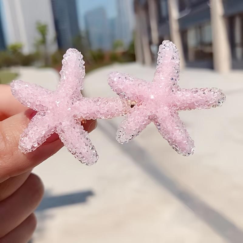 The exquisite starfish hairpin, designed exclusively for women, is the perfect accessory for summer beach fashion рожевий
The exquisite starfish hairpin, designed exclusively for women, is the perfect accessory for summer beach fashion рожевий