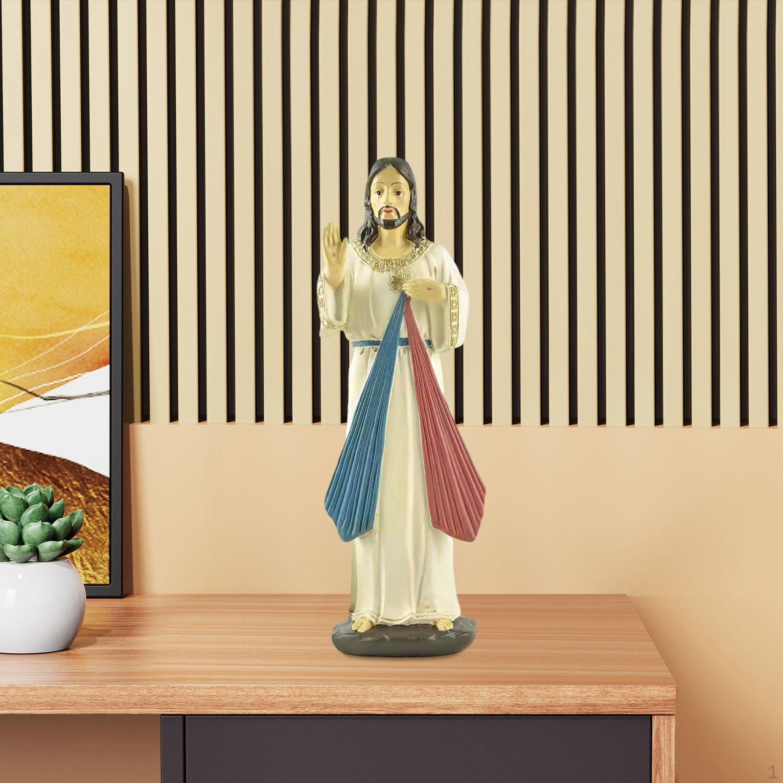 Divine Mercy Jesus Statue Resin Figurine Decorative Artwork Tabletop Ornament for Hallway Indoor
Divine Mercy Jesus Statue Resin Figurine Decorative Artwork Tabletop Ornament for Hallway Indoor