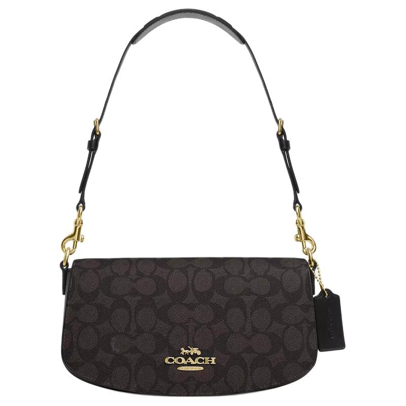 COACH Andrea 24 classic presbyopic detachable shoulder strap PVC leather shoulder bag medium size women s walnut color black чорний
COACH Andrea 24 classic presbyopic detachable shoulder strap PVC leather shoulder bag medium size women s walnut color black чорний