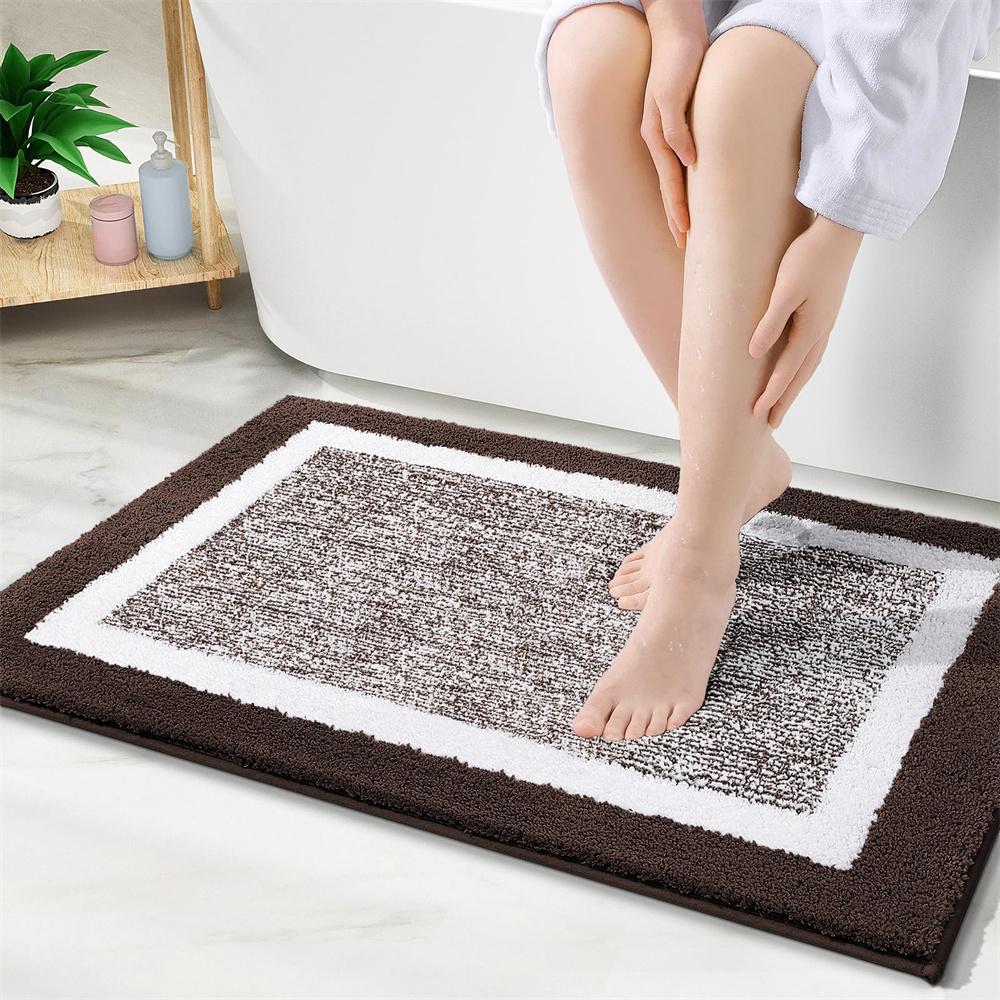 Olanly Shaggy Bath Mat Microfiber Super Absorbent Bathroom Shower Rug Non-Slip Soft Shower Mats Floor Plush Carpet Foot Wash Mat 41x61cm (16x24 inch)
Olanly Shaggy Bath Mat Microfiber Super Absorbent Bathroom Shower Rug Non-Slip Soft Shower Mats Floor Plush Carpet Foot Wash Mat 41x61cm (16x24 inch)