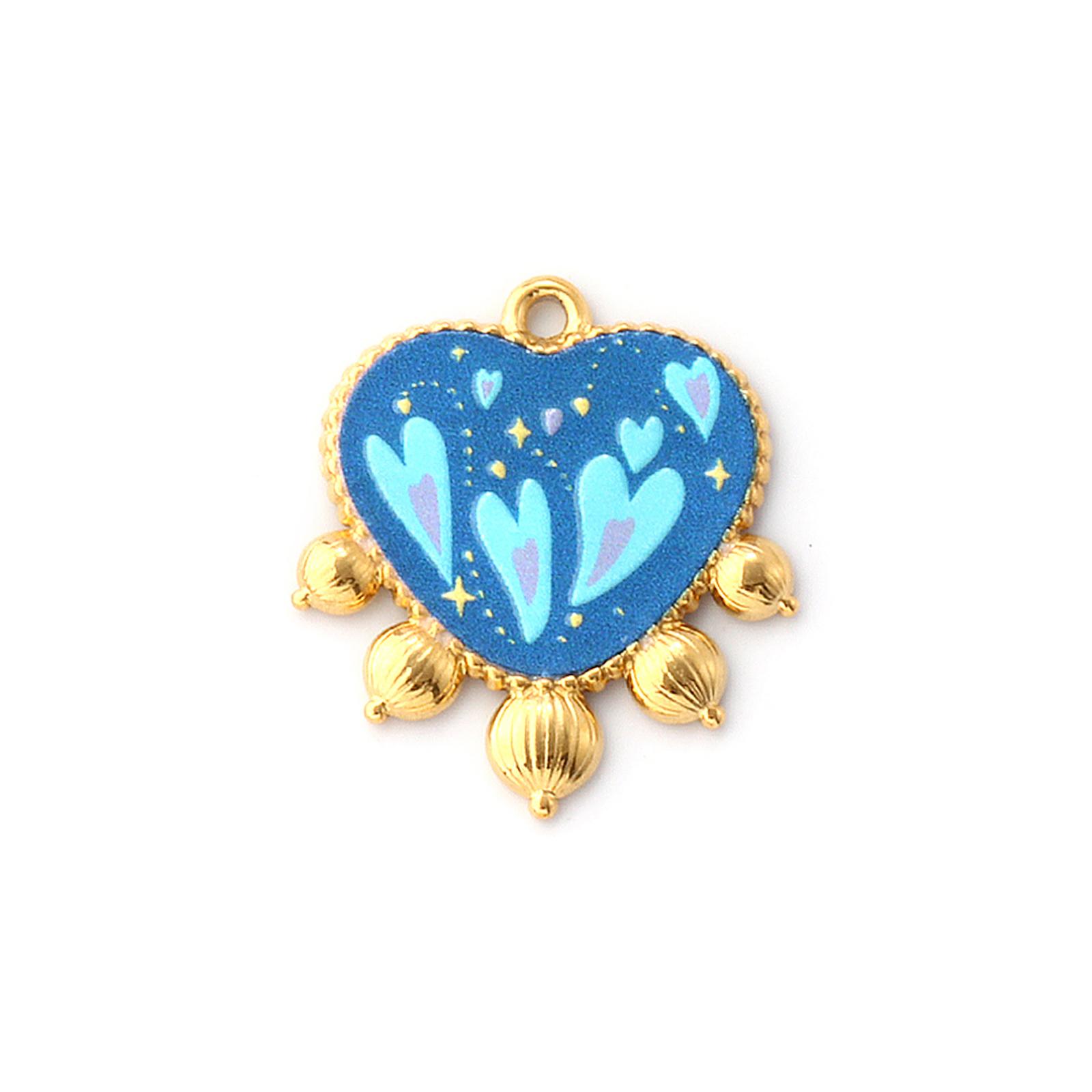 1 Piece 304 Stainless Steel Pendants 18K Gold Plated Multicolor Flower Snail Printed Heart Oval Charms For DIY Necklace Making
1 Piece 304 Stainless Steel Pendants 18K Gold Plated Multicolor Flower Snail Printed Heart Oval Charms For DIY Necklace Making