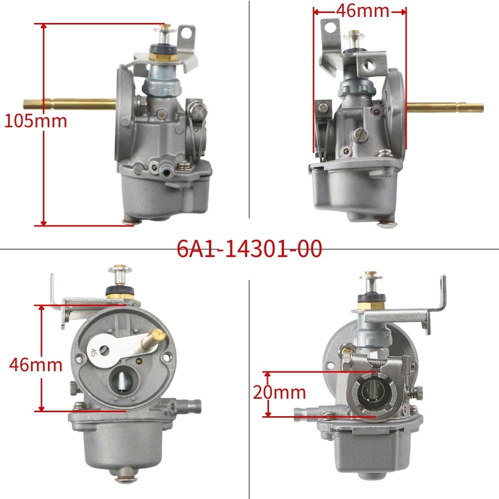 6A1-14301-03 Carburetor For YAMAHA Parsun Outboard Motor 2 Stroke 2HP 2A 6A1-14301-03-00 PZ10JX Boat Engine Carb 6A1-14301-03
6A1-14301-03 Carburetor For YAMAHA Parsun Outboard Motor 2 Stroke 2HP 2A 6A1-14301-03-00 PZ10JX Boat Engine Carb 6A1-14301-03