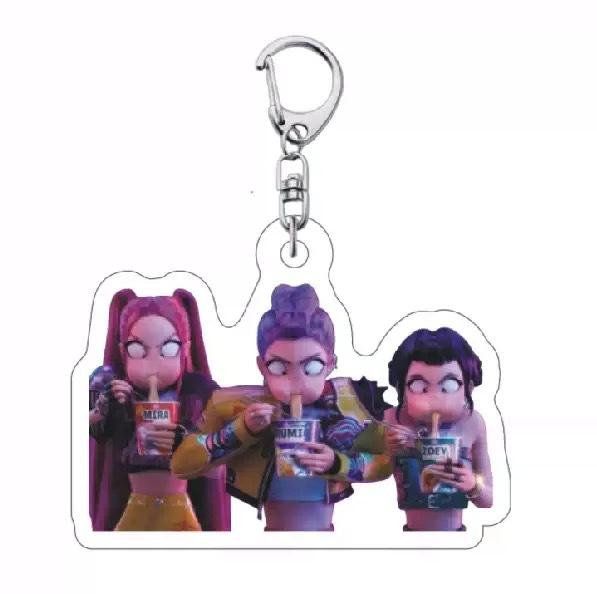 2pcs Kpop Demon Hunters Huntrix Saja Acrylic Keychain Rumi Zoey Mira Sold My Soul Keyrings Fans Gifts
2pcs Kpop Demon Hunters Huntrix Saja Acrylic Keychain Rumi Zoey Mira Sold My Soul Keyrings Fans Gifts