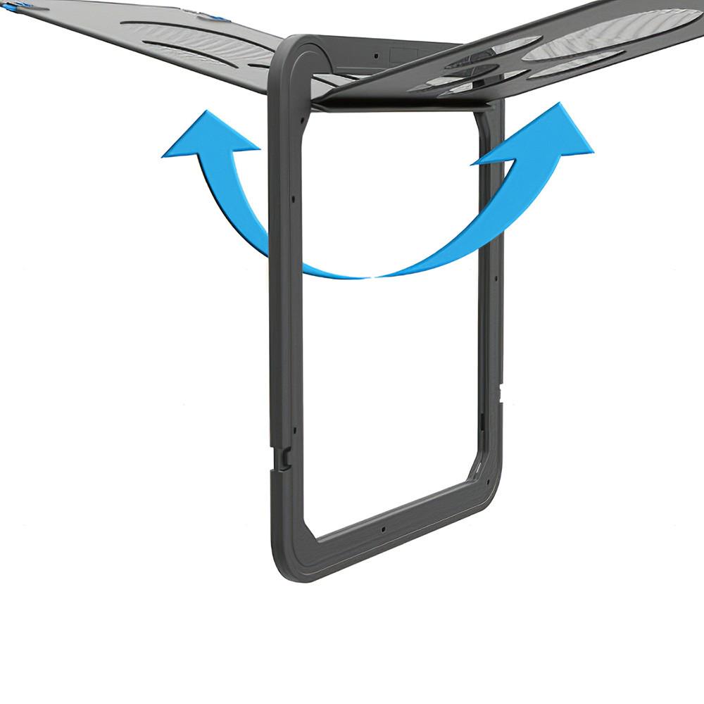 Pet Screen Door Self-Closing Durable Magnetic Flap Screen Automatic Lockable Black Door for Small Cat Kitten Puppy Type A 
Pet Screen Door Self-Closing Durable Magnetic Flap Screen Automatic Lockable Black Door for Small Cat Kitten Puppy Type A