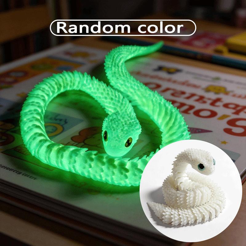 3D Printed Articulated Snake Fidget Toy Realistic Movable joint Snake Action Figure Stress Relief Desk Decor Animal Model Gift Random Color
3D Printed Articulated Snake Fidget Toy Realistic Movable joint Snake Action Figure Stress Relief Desk Decor Animal Model Gift Random Color