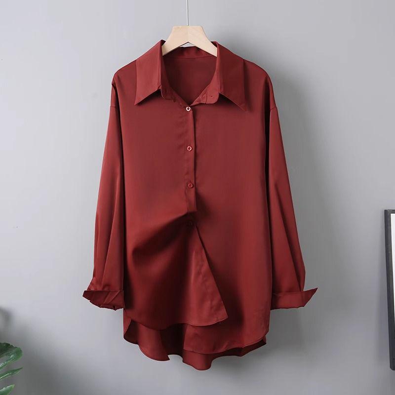 Женская универсальная шифоновая рубашка больших размеров с длинным рукавом - средней длины, свободного кроя для весны и осени XXXL
Женская универсальная шифоновая рубашка больших размеров с длинным рукавом - средней длины, свободного кроя для весны и осени XXXL