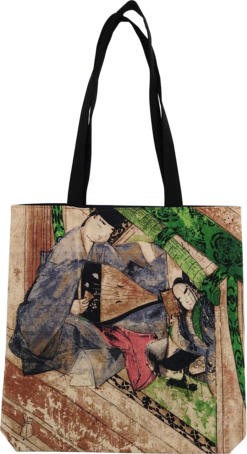 Maruzen Japanese Tote Bag 34 x 34 x The Tale of Genji 5.5cm 
Maruzen Japanese Tote Bag 34 x 34 x The Tale of Genji 5.5cm