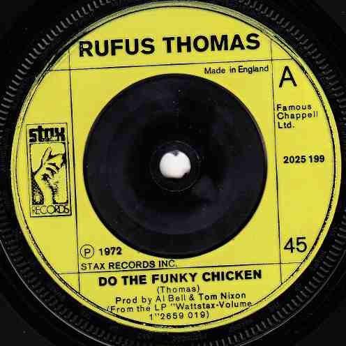 7inch Record RUFUS THOMAS / CARLA THOMAS - Do The Funky Chicken / Gee Whiz (Lo 2025199 Stax 1972 UK Soul/Funk Used
7inch Record RUFUS THOMAS / CARLA THOMAS - Do The Funky Chicken / Gee Whiz (Lo 2025199 Stax 1972 UK Soul/Funk Used