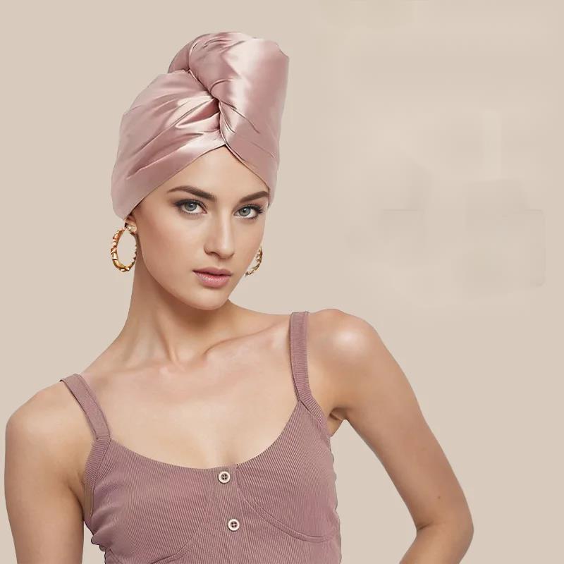 Hair Wrap Towel Double Layer Curly Hair Turban Towel Home Daily Dry Hair Towel for Women Satin Hair Drying Towel for Hair 65x25cm
Hair Wrap Towel Double Layer Curly Hair Turban Towel Home Daily Dry Hair Towel for Women Satin Hair Drying Towel for Hair 65x25cm