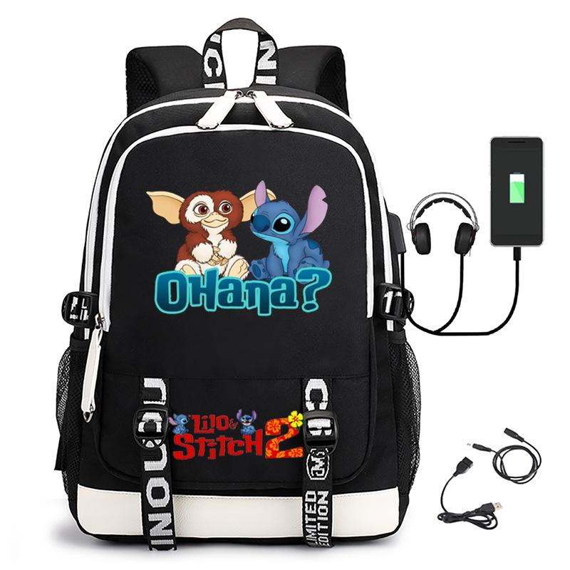 Large Capacity Backpack Printed Student USB School Bag
Large Capacity Backpack Printed Student USB School Bag