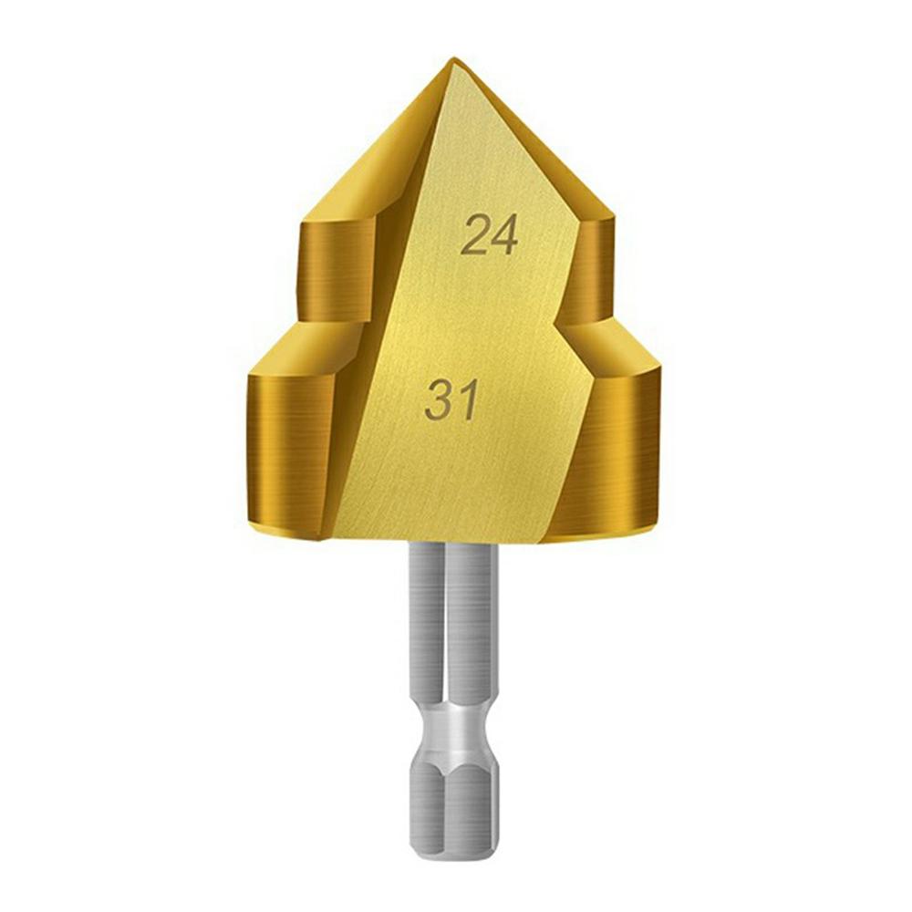 3 Flute 32mm HSS Hex Shank PPR Pipe Reamer Drill Bit Step Drill Hole Opener for Water Pipe Expansion A
3 Flute 32mm HSS Hex Shank PPR Pipe Reamer Drill Bit Step Drill Hole Opener for Water Pipe Expansion A