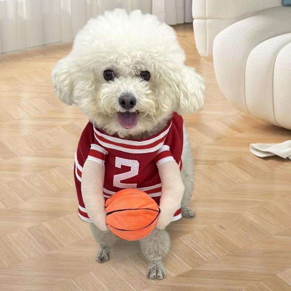 Cosplay Dog T-shirts Dress Up Pet Basketball Vests Sports Dog Basketball Clothes for Cosplay Party M червоний
Cosplay Dog T-shirts Dress Up Pet Basketball Vests Sports Dog Basketball Clothes for Cosplay Party M червоний