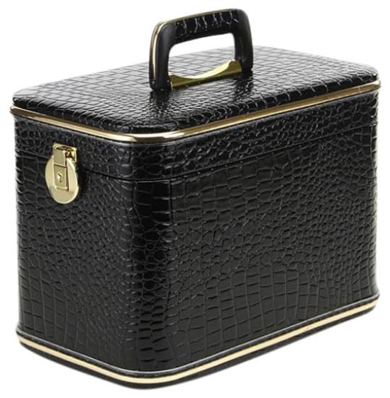 Сделано в Японии, футляр для косметики Croco Black 33 см, вместительное зеркало, в комплекте ключ, переносной футляр для косметики Showa Retro, симпатичный деревянный футляр Extra
Сделано в Японии, футляр для косметики Croco Black 33 см, вместительное зеркало, в комплекте ключ, переносной футляр для косметики Showa Retro, симпатичный деревянный футляр Extra