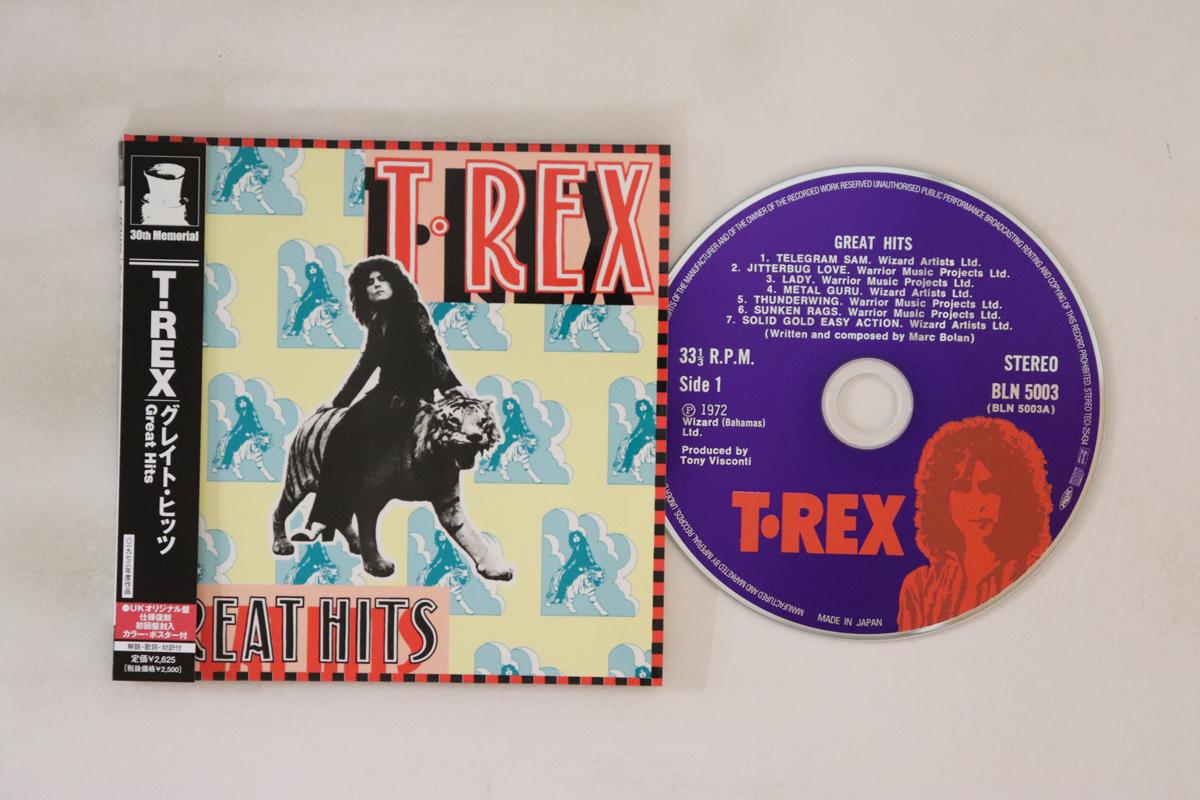 КД Т. REX - Great Hits TECI25434 Imperial Record 2007 Japan Obi Rock Used 
КД Т. REX - Great Hits TECI25434 Imperial Record 2007 Japan Obi Rock Used