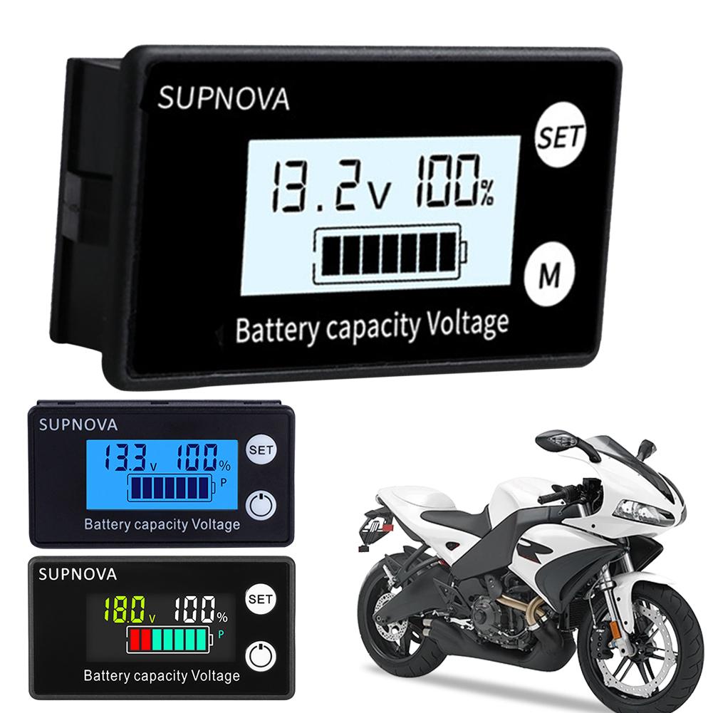 LCD Digital Electricity Meter DC 8-100V Battery Capacity Percentage Voltage Meter Voltage Tester Gauge Meter for Car Motorcycle
LCD Digital Electricity Meter DC 8-100V Battery Capacity Percentage Voltage Meter Voltage Tester Gauge Meter for Car Motorcycle