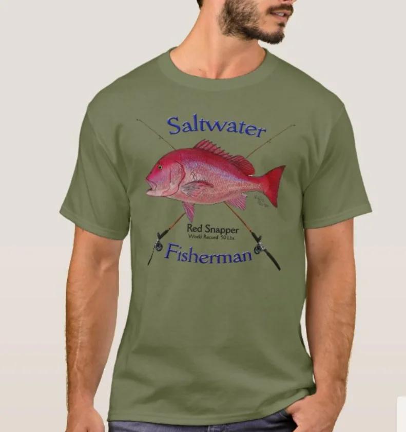 Red Snapper Saltwater Fishing Fisherman Angler Gift TShirt Summer Cotton Short Sleeve ONeck Mens T Shirt New S3XL 4XL
Red Snapper Saltwater Fishing Fisherman Angler Gift TShirt Summer Cotton Short Sleeve ONeck Mens T Shirt New S3XL 4XL