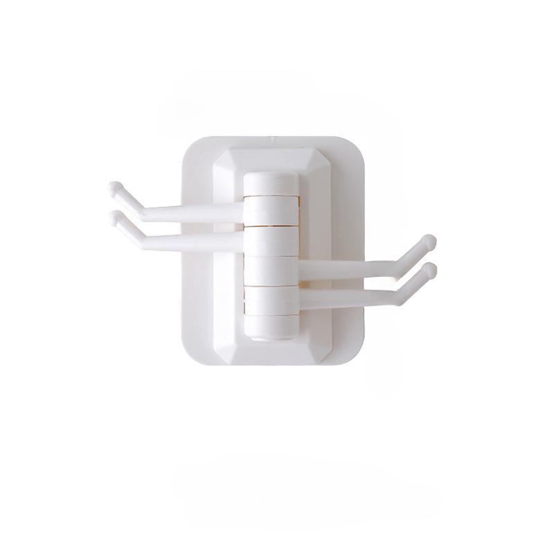 Kitchen Bathroom Wall Mount Self Adhesive Hooks Rotating Towel Rack Small Items Hanger білий
Kitchen Bathroom Wall Mount Self Adhesive Hooks Rotating Towel Rack Small Items Hanger білий