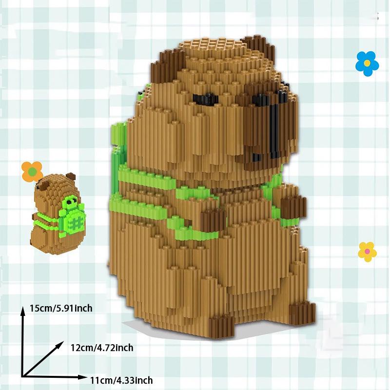 Super Large Turtle & Capybara Backpack-Compatible Lego Blocks 3D Puzzle for Boys & Girls
Super Large Turtle & Capybara Backpack-Compatible Lego Blocks 3D Puzzle for Boys & Girls