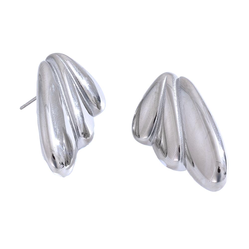 Yhpup Fashion Stainless Steel Cast Technology Metal Wing Geometric Stud Earrings for Women Gold Color Waterproof Chic Jewelry
Yhpup Fashion Stainless Steel Cast Technology Metal Wing Geometric Stud Earrings for Women Gold Color Waterproof Chic Jewelry