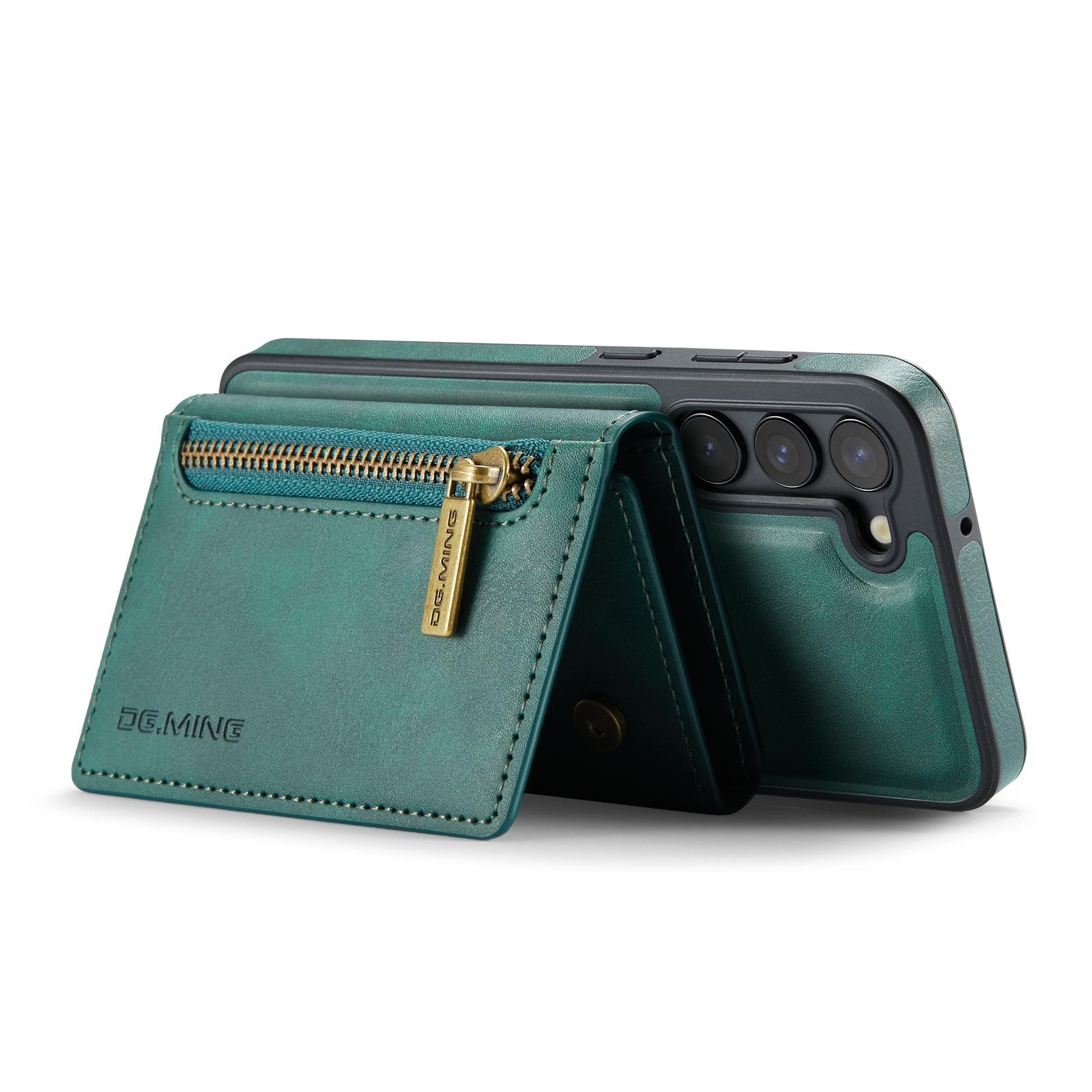 DG.MING M5 Series For Samsung Galaxy S22+ 5G Case Zipper Pocket Wallet Phone Cover Green
DG.MING M5 Series For Samsung Galaxy S22+ 5G Case Zipper Pocket Wallet Phone Cover Green