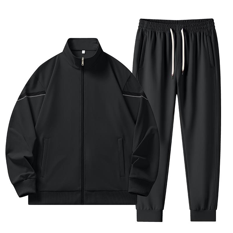 Men s Spring/Autumn Stand-Up Collar Sports Suit: Long Sleeve Running Top & Tapered Leg Pants 2XL
Men s Spring/Autumn Stand-Up Collar Sports Suit: Long Sleeve Running Top & Tapered Leg Pants 2XL