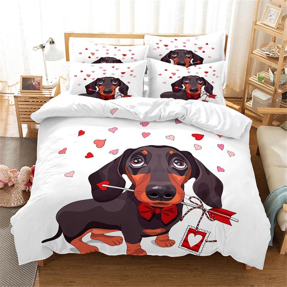 Red Love Cartoon Dog Пододеяльник Таксы Животные Тема для любителей собак Подарки Украшения для спальни для детей Подростков Женщин Мужчин 70x133cm 2pcs
Red Love Cartoon Dog Пододеяльник Таксы Животные Тема для любителей собак Подарки Украшения для спальни для детей Подростков Женщин Мужчин 70x133cm 2pcs
