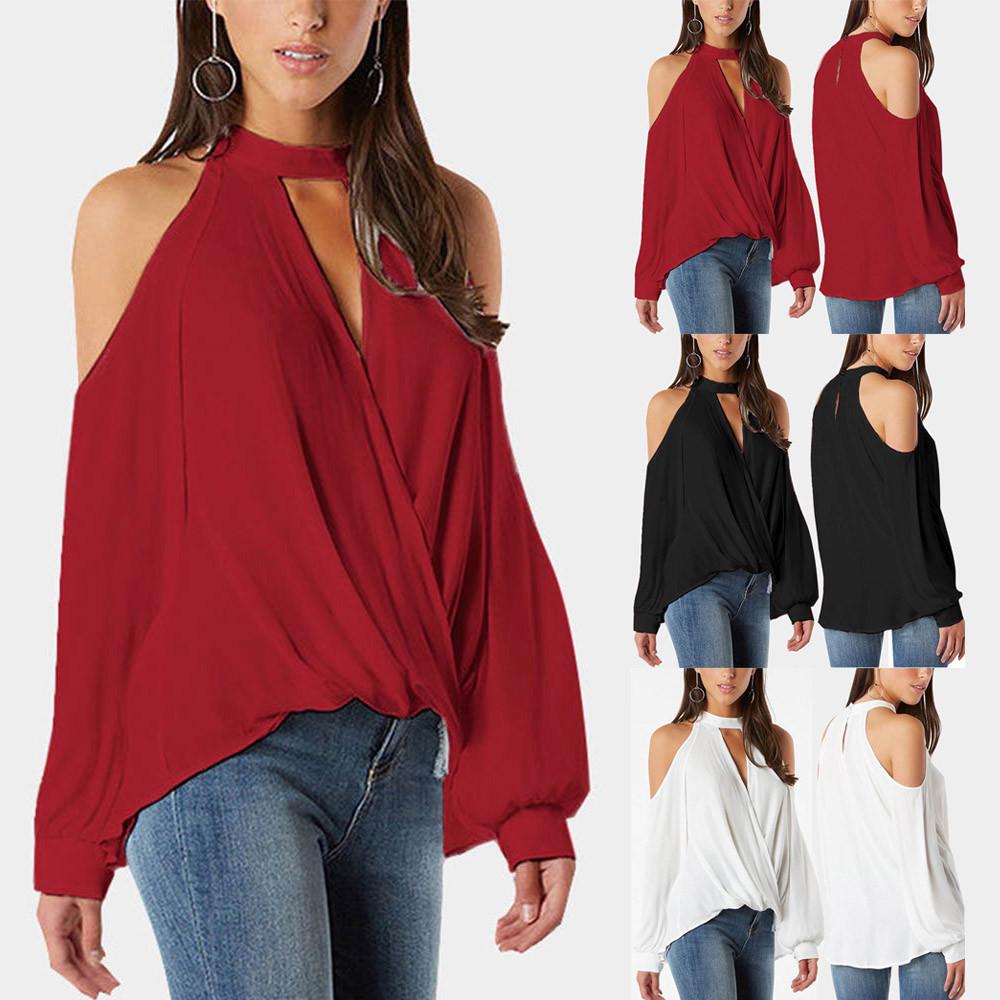 Женская сексуальная футболка с v-образным вырезом и длинными рукавами, топы, блузка
Женская сексуальная футболка с v-образным вырезом и длинными рукавами, топы, блузка