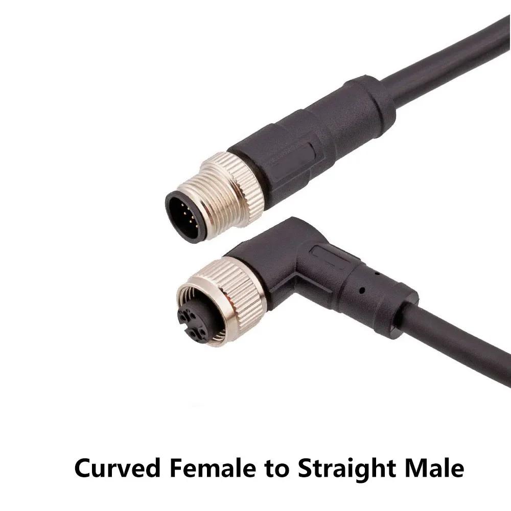 M12 4P 5P 8P 12P Double Plug 5M PUR PVC Shield/Unshield Wire Waterproof Connector Straight Angle Male Female Plug Adapter 5M PVC Cable&4Pin A type&Unshield Cable
M12 4P 5P 8P 12P Double Plug 5M PUR PVC Shield/Unshield Wire Waterproof Connector Straight Angle Male Female Plug Adapter 5M PVC Cable&4Pin A type&Unshield Cable