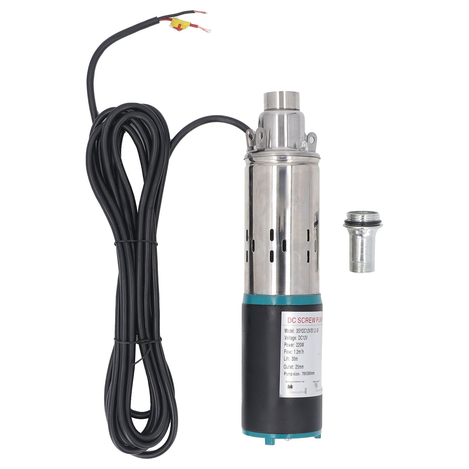 Direct Current Screw Pump 12V Stainless Steel for Deep Well Submersible Water Reservoir 30m Head
Direct Current Screw Pump 12V Stainless Steel for Deep Well Submersible Water Reservoir 30m Head