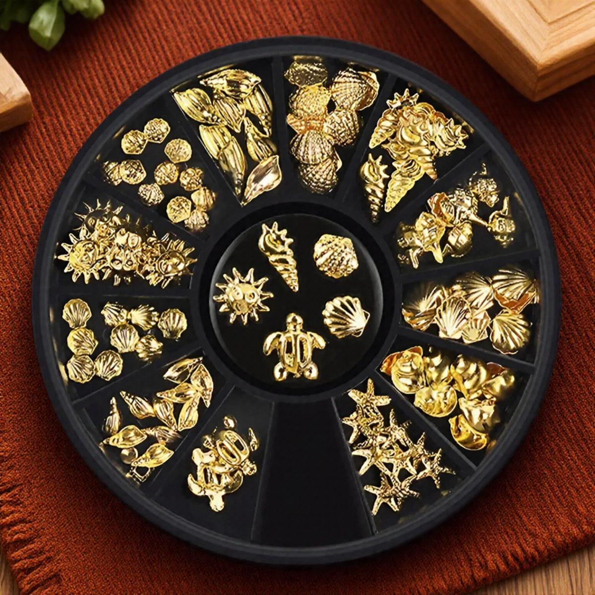 Fashion Nail Art Ocean Theme 3D Metal Decorations Starfish Shell Turtle DIY UV Nail Tools for Beautiful Nails золотий
Fashion Nail Art Ocean Theme 3D Metal Decorations Starfish Shell Turtle DIY UV Nail Tools for Beautiful Nails золотий
