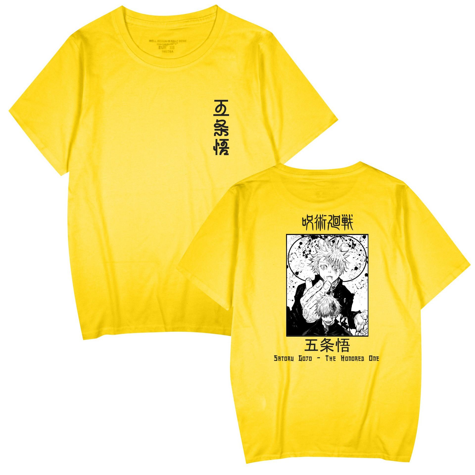 Jujutsu Kaisen T-Shirts CARTOON Printed Shirts Casual Short Sleeve Tee Tops for Men Women XXS жовтий
Jujutsu Kaisen T-Shirts CARTOON Printed Shirts Casual Short Sleeve Tee Tops for Men Women XXS жовтий