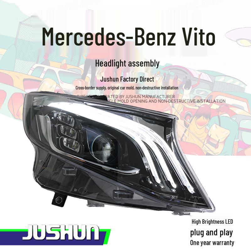 LED Lens Daytime Running Light Assembly for 16-23 Mercedes V-Class, Maybach Style PC
LED Lens Daytime Running Light Assembly for 16-23 Mercedes V-Class, Maybach Style PC