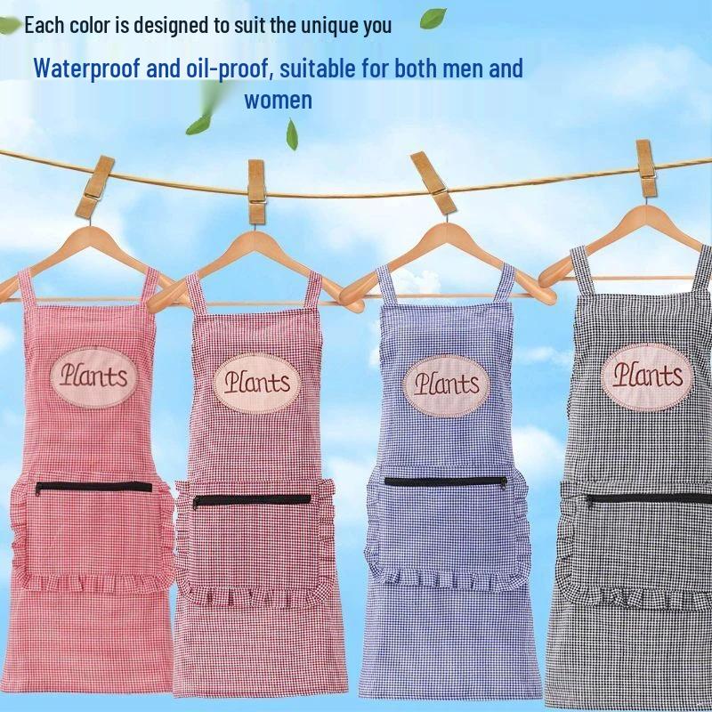 Women s Waterproof Gingham Kitchen Apron with Oil-Proof Smock
Women s Waterproof Gingham Kitchen Apron with Oil-Proof Smock