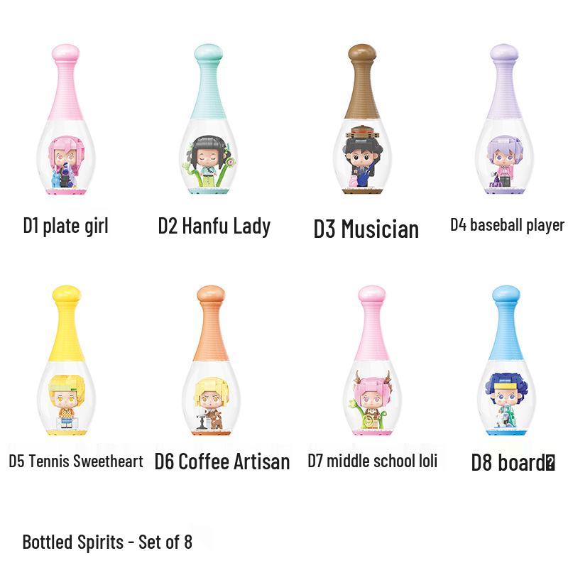 Duomai Ka Elf Trendy Toy Figurine Set - 8-Piece Small Particle Educational Assembly Model D1305
Duomai Ka Elf Trendy Toy Figurine Set - 8-Piece Small Particle Educational Assembly Model D1305