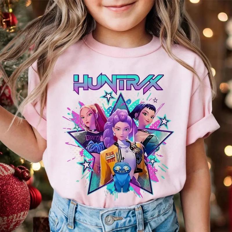 Huntrix Teen T-shirt Mira Rumi Zoey Kpop Devil Hunter Birthday T-shirt Back-to-School Season Kids Birthday Gift Summer Top 110
Huntrix Teen T-shirt Mira Rumi Zoey Kpop Devil Hunter Birthday T-shirt Back-to-School Season Kids Birthday Gift Summer Top 110