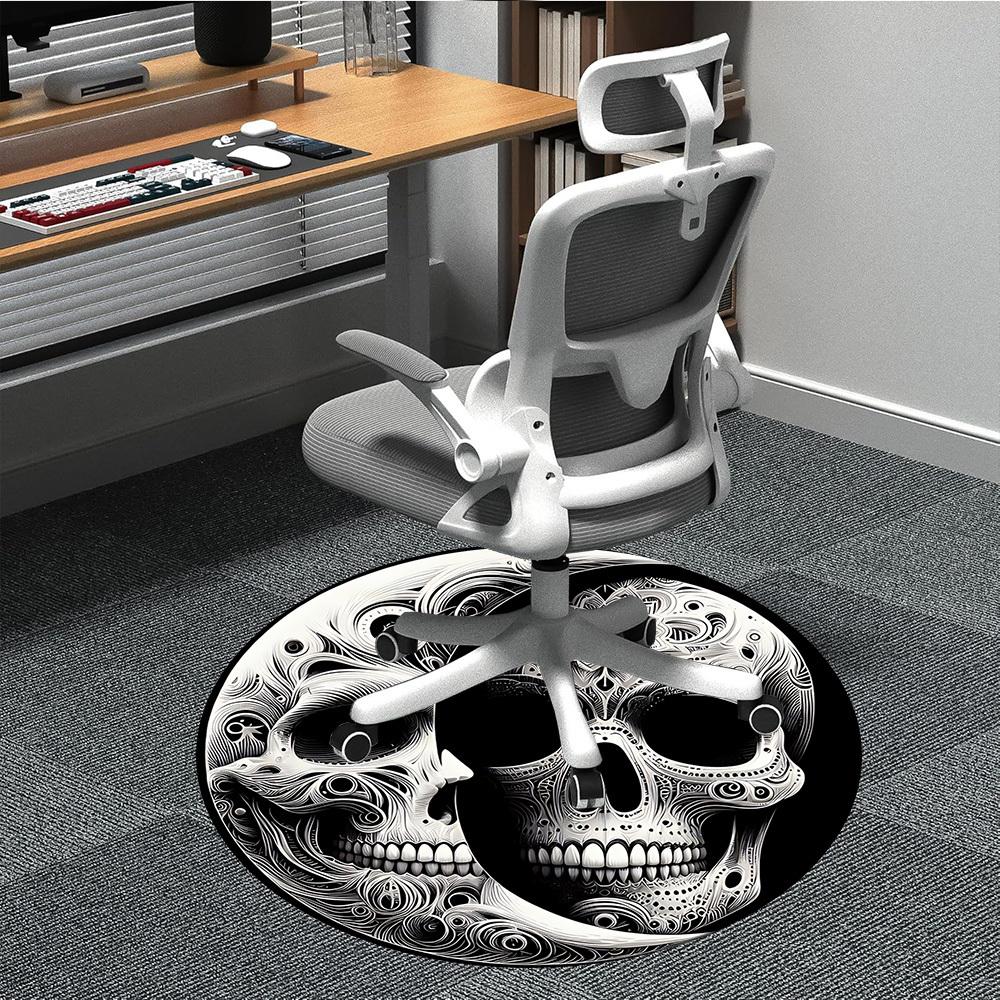 1pc Sugar Skull Design Chair Carpet for Office, Soft Comfortable Mat For Office, Living Room, Bedroom, Machine Washable Carpet yy251112071 80cm by 80cm
1pc Sugar Skull Design Chair Carpet for Office, Soft Comfortable Mat For Office, Living Room, Bedroom, Machine Washable Carpet yy251112071 80cm by 80cm