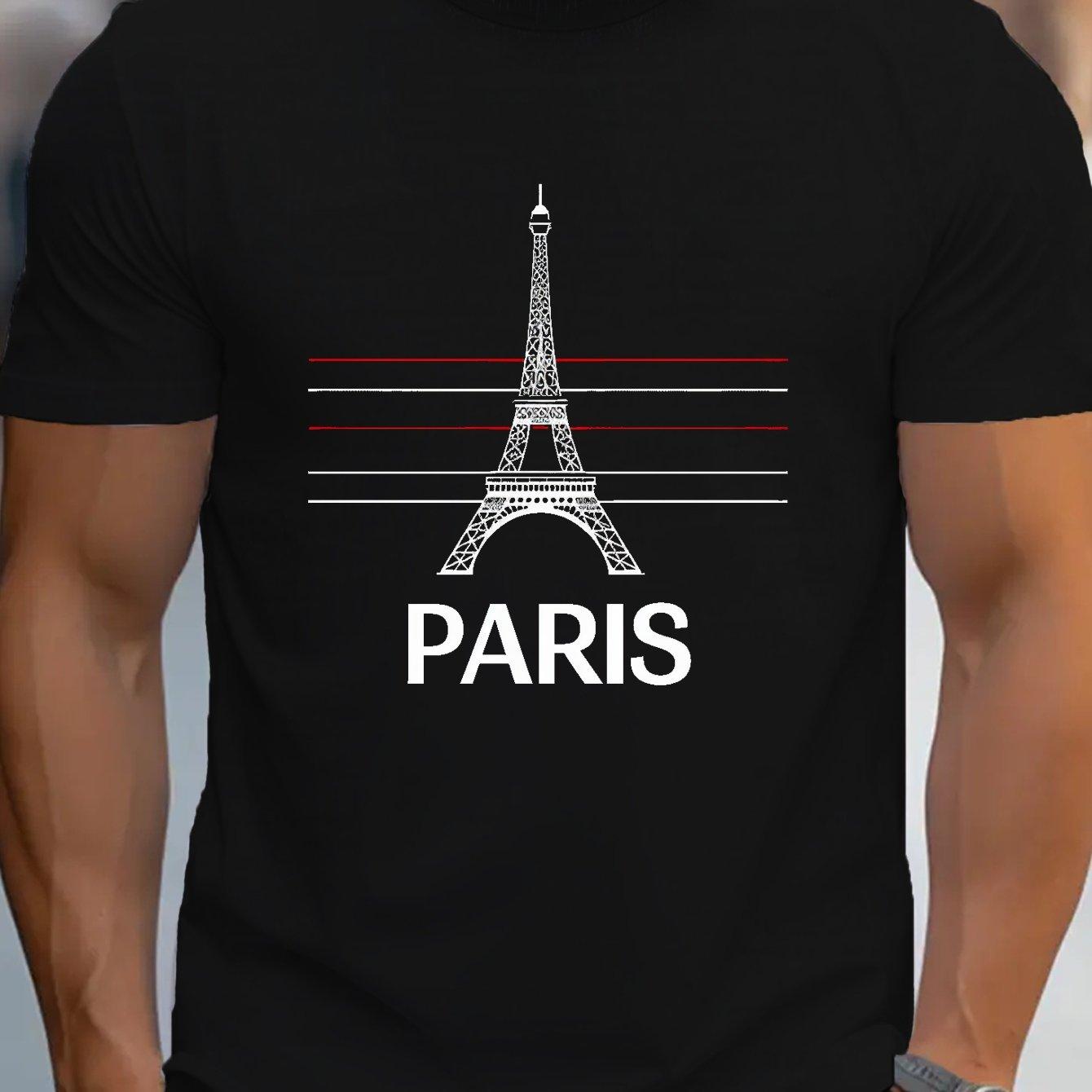 Eiffel Tower Paris Graphic Mens TShirt Short Sleeve Casual Round Neck Cotton Tee 4XL
Eiffel Tower Paris Graphic Mens TShirt Short Sleeve Casual Round Neck Cotton Tee 4XL
