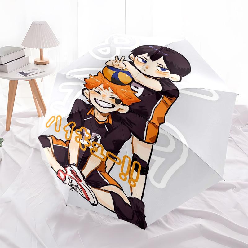 1pc Haikyuu!! Kuroo Tetsurou & Hinata Shoyo Volleyball Team Umbrella Automatic Opening Closing, Portable 3-Fold Design, 8-Bone Iron Frame Outdoor Umbr
1pc Haikyuu!! Kuroo Tetsurou & Hinata Shoyo Volleyball Team Umbrella Automatic Opening Closing, Portable 3-Fold Design, 8-Bone Iron Frame Outdoor Umbr