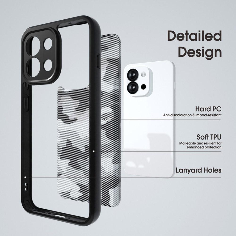 IBMRS For OnePlus 13T 5G Case Soft TPU Frame Hard PC Back Anti-Fall Phone Cover Grid Camouflage
IBMRS For OnePlus 13T 5G Case Soft TPU Frame Hard PC Back Anti-Fall Phone Cover Grid Camouflage