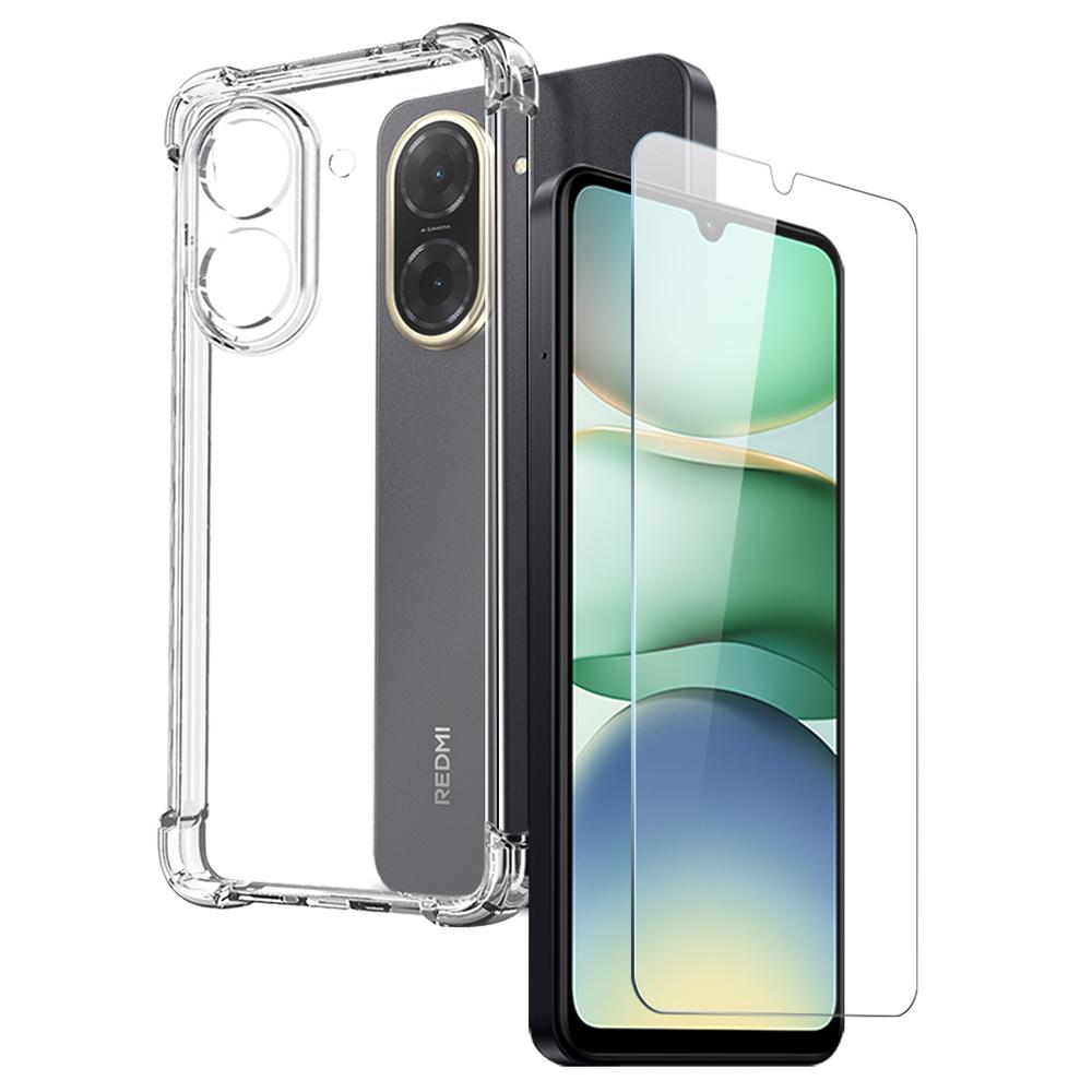 NORTHJO Clear Phone Case for Xiaomi Redmi A5 4G (171.7mm)/Poco C71 4G Four Corner Shockproof TPU Cover with Tempered Glass As Shown A
NORTHJO Clear Phone Case for Xiaomi Redmi A5 4G (171.7mm)/Poco C71 4G Four Corner Shockproof TPU Cover with Tempered Glass As Shown A