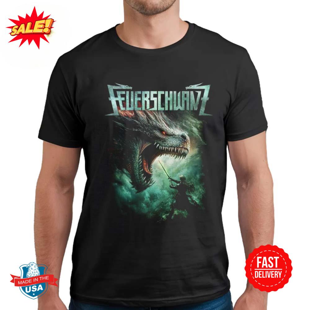 Feuerschwanz Knightclub Dragon New Album Out July 25 2025 T-Shirt 3XL
Feuerschwanz Knightclub Dragon New Album Out July 25 2025 T-Shirt 3XL