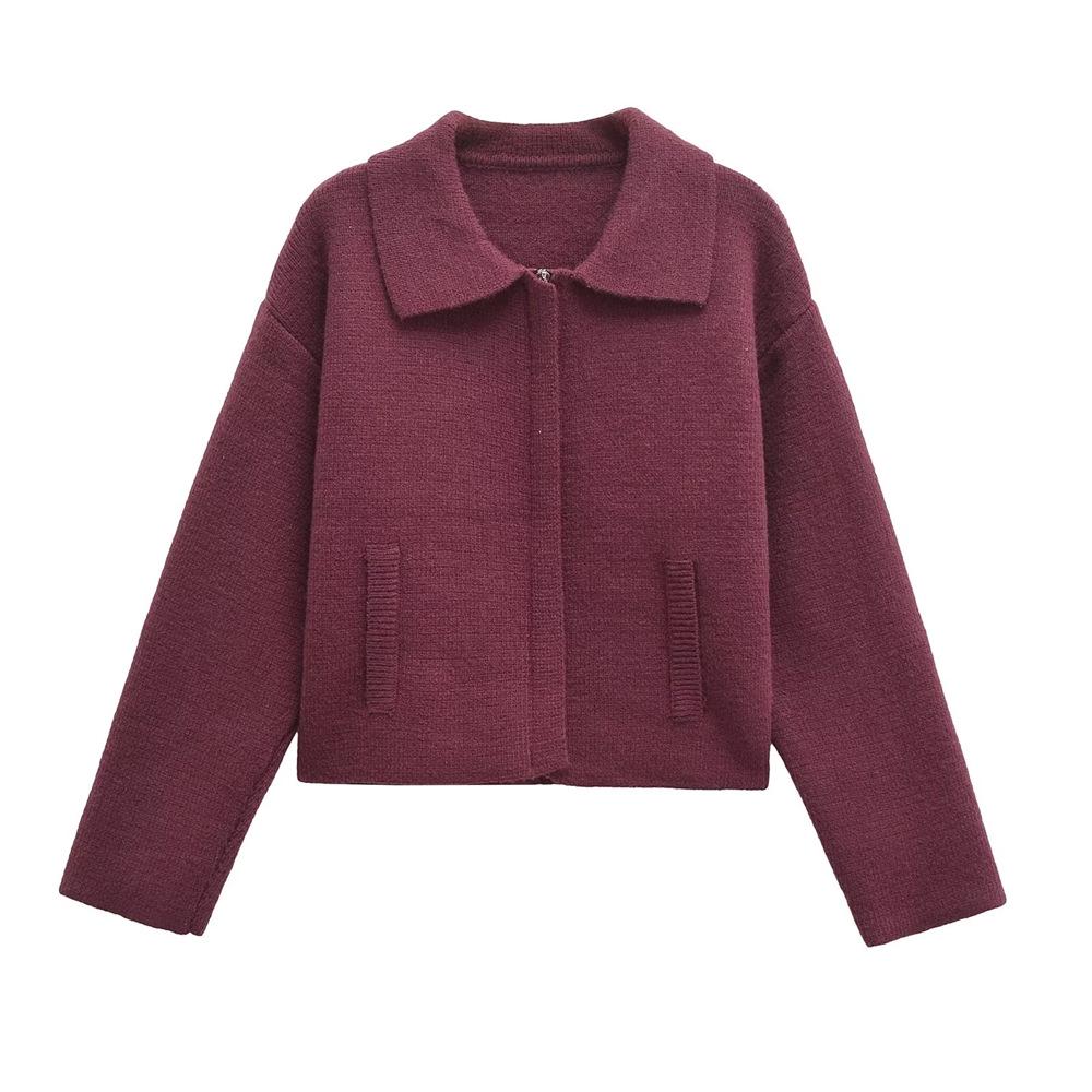 Women s Autumn/Winter 2024 Versatile Knit Cardigan - Long-Sleeve, Casual, Short Medium темно-красного
Women s Autumn/Winter 2024 Versatile Knit Cardigan - Long-Sleeve, Casual, Short Medium темно-красного