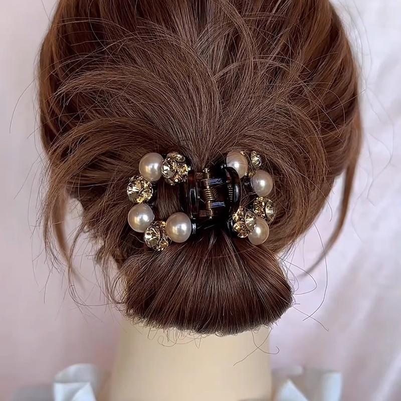 Temperament Simulation Pearl Rhinestone Small Hair Grab Clip Fashion Hairpin Headgear Exquisite Versatile Shark Clip Hair Accessories
Temperament Simulation Pearl Rhinestone Small Hair Grab Clip Fashion Hairpin Headgear Exquisite Versatile Shark Clip Hair Accessories