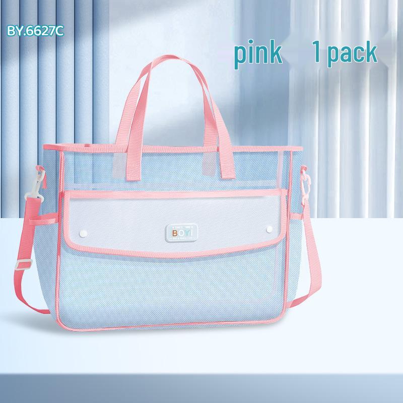 Baiyi Dopamine Large A4 Mesh Tote Bag, Student Transparent Book Bag рожевий
Baiyi Dopamine Large A4 Mesh Tote Bag, Student Transparent Book Bag рожевий