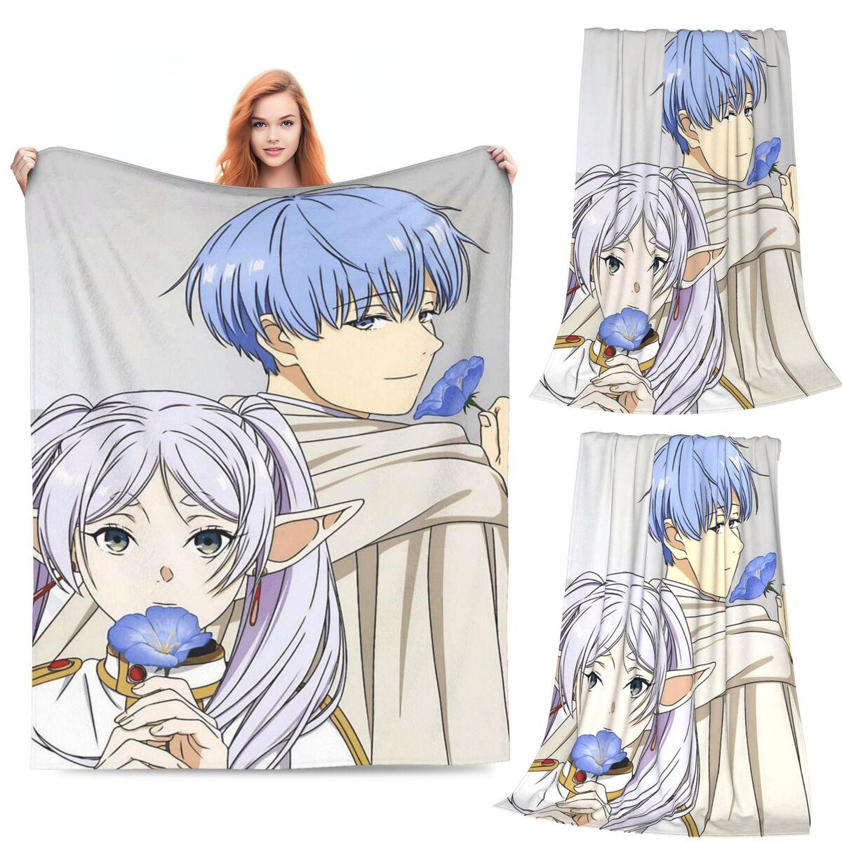 Sousou No Frieren Blanket Soft Warm Flannel Throw Blanket Bedspread for Bed Living room Picnic Travel Home Sofa 80x120cm
Sousou No Frieren Blanket Soft Warm Flannel Throw Blanket Bedspread for Bed Living room Picnic Travel Home Sofa 80x120cm