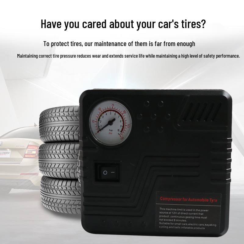 Компактный электрический насос для накачивания шин
Компактный электрический насос для накачивания шин