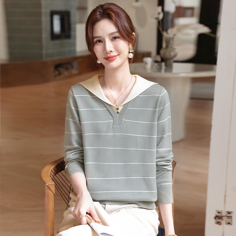 Chic Women s Pullover: Stylish Spring/Autumn Knit Sweater for Middle-Aged/Elderly - Lightweight Base Layer 3XL (approx. 60-68 kg)
Chic Women s Pullover: Stylish Spring/Autumn Knit Sweater for Middle-Aged/Elderly - Lightweight Base Layer 3XL (approx. 60-68 kg)