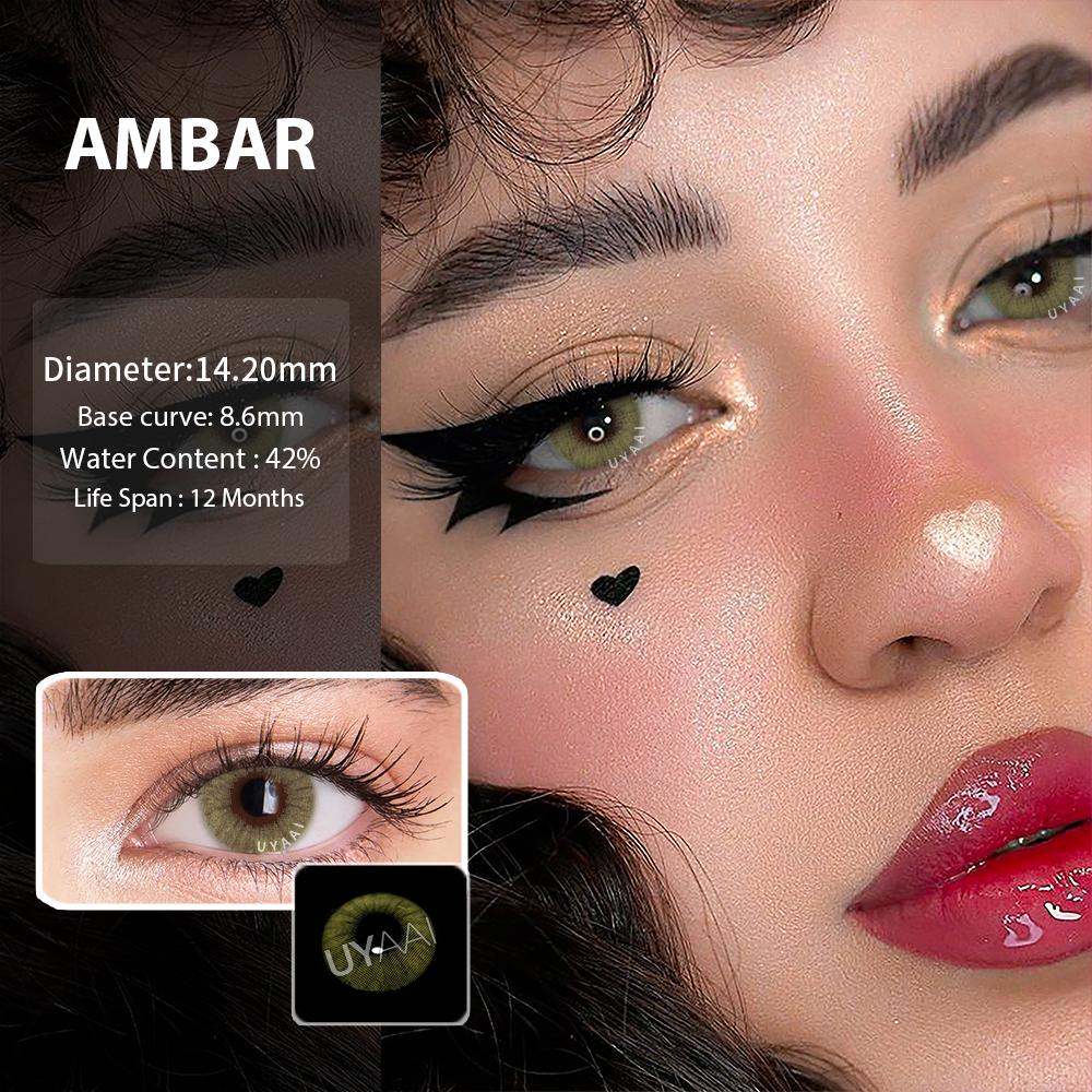 UYAAI цветные контактные линзы для глаз, цветные линзы природы, цветные линзы для макияжа, цветные контактные линзы, косметический макияж, 2 шт.
UYAAI цветные контактные линзы для глаз, цветные линзы природы, цветные линзы для макияжа, цветные контактные линзы, косметический макияж, 2 шт.
